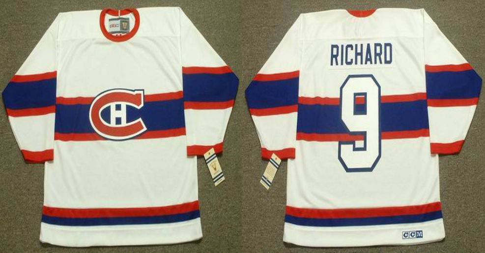2019 Men Montreal Canadiens 9 Richard White CCM NHL jerseys